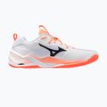 Кросівки гандбольні Mizuno Wave Stealth Neo 2.1 white/black/flamingo coral 2