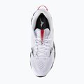 Кросівки для бігу чоловічі Mizuno Wave Rider 30 Disclosure white/black/high risk red 5