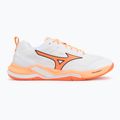Кросівки гандбольні Mizuno Wave Stealth Elite white/lava orange 2