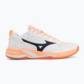 Кросівки гандбольні Mizuno Wave Stealth Pro white/black/flamingo coral 2