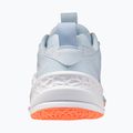 Кросівки гандбольні жіночі Mizuno Wave Stealth Neo 2.1 blue finch/lava orange/white 2