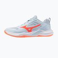 Кросівки гандбольні жіночі Mizuno Wave Stealth Pro blue finch/lava orange 8