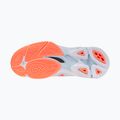 Кросівки волейбольні жіночі Mizuno Wave Lightning Pro blue finch/lava orange/flamingo coral 4