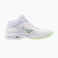 Кросівки волейбольні жіночі Mizuno Wave Lightning Pro Mid white/aqua gray/ambrosia 2