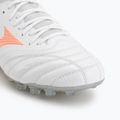 Кросівки футбольні Mizuno Morelia Neo V β Pro AG white/lava orange/evening primrose 7