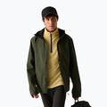 Куртка дощовик чоловіча REGATTA Birchdale II dark khaki/black 5
