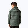 Пуховик дитячий REGATTA Hooded Marizion dark forest green/wild lime 4