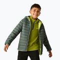 Пуховик дитячий REGATTA Hooded Marizion dark forest green/wild lime 5