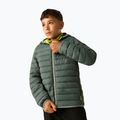 Пуховик дитячий REGATTA Hooded Marizion dark forest green/wild lime 6