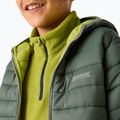 Пуховик дитячий REGATTA Hooded Marizion dark forest green/wild lime 10