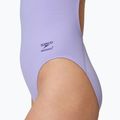 Купальник суцільний жіночий Speedo Solid Turnback bright lavender 5