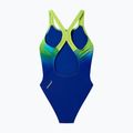 Купальник суцільний дитячий Speedo Digital Placement Powerback night watch/citrus green 2