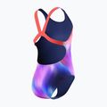 Купальник суцільний дитячий Speedo Allover Print Leaderback post it pink 2