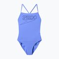 Жіночий цілісний купальник для плавання Speedo Endurance+ Logo Thin Strap місячно-лавандовий