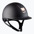 Шолом для верхової їзди Samshield Shadowmatt Rose Gold Trim Blason чорний 3125659666777