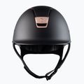 Шолом для верхової їзди Samshield Shadowmatt Rose Gold Trim Blason чорний 3125659666777 2