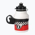 Пляшка велосипедна дитяча Polisport Race 350 мл Junior + кошик white/red