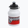 Пляшка велосипедна дитяча Polisport Race 350 мл Junior + кошик white/red 2