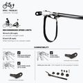 Причіп велосипедний Polisport Kids Trailer&Stroller black/grey 8