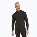 Кофта термоактивна чоловіча Dovre Folded Collar khaki 2