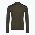 Кофта термоактивна чоловіча Dovre Folded Collar khaki 4