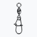 Вертлюжок спінінговий Savage Gear Eggsnap Swivel 10 шт. з застібкою сріблястий 54915