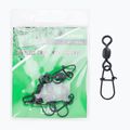 Сомовий вертлюжок MADCAT Stainles Ball Bearing Swivels Egg Snap чорний 70913