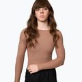 Боді для тренувань жіноче Girlfriend Collective Ava Scoop Back brownie 3