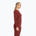 Кофта термоактивна жіноча Dovre Wool burgundy 2