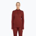 Кофта термоактивна жіноча Dovre Wool Zip burgundy