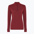 Кофта термоактивна жіноча Dovre Wool Zip burgundy 4