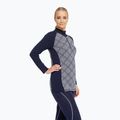 Кофта термоактивна жіноча Dovre Wool Organic Half Zip navy 3