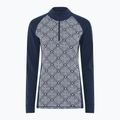 Кофта термоактивна жіноча Dovre Wool Organic Half Zip navy 6