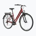 Велосипед міський KROSS Sentio 1.0 рубіновий/сірий/глянцевий 2