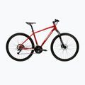 Велосипед кросовий KROSS Evado 4.0 бордовий/білий