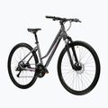 Велосипед кросовий жіночий KROSS Evado 4.0 W сірий/рожевий/глянець 2