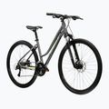 Велосипед кросовий жіночий KROSS Evado 3.0 W сірий/зелений 2