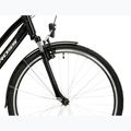 Велосипед трекінговий жіночий KROSS Trans 1.0 W чорний/срібний/глянцевий 6