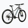Велосипед гірський жіночий KROSS Lea 4.0 W 27.5 сірий/бірюзовий/глянець 3