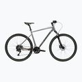 Велосипед кросовий KROSS Evado 5.0 сірий/чорний/глянцевий