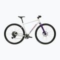 Велосипед гравійний KROSS Esker 1.0 FL сірий/фіолетовий/глянцевий