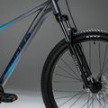 Велосипед гірський KROSS Hexagon X200 27,5" сірий/блакитний/матовий 19