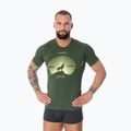 Футболка термічна чоловіча Brubeck Outdoor Merino Wool Pro темно-зелений/вовк 2