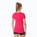 Футболка термічна жіноча Brubeck Outdoor Merino Wool Pro малиновий/гори 1 2