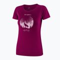Футболка термічна жіноча Brubeck Outdoor Merino Wool Pro SS plum/mountain 3 3
