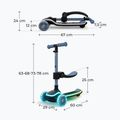 Самокат трьохколісний дитячий Kinderkraft Raket Up blue 2
