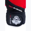 Рукавички для тренувань DBX BUSHIDO для зали і тренувань з довгими липучками і системою гріп чорний/червоний 8