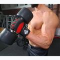 Рукавички для тренувань DBX BUSHIDO для зали і тренувань з довгими липучками і системою гріп чорний/червоний 11