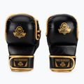 Спарингові рукавиці для тренувань MMA DBX BUSHIDO шкіряні чорні Arm-2011D-L