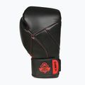 Боксерські рукавички для муай-тай DBX BUSHIDO "Hammer - Red" чорні/червоні 3